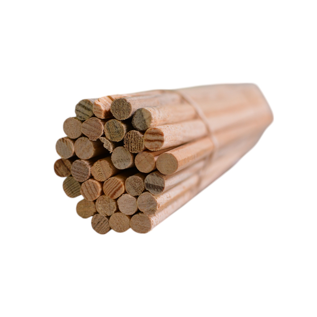TARUGO DE MADERA C/30 PZAS  30 CM GRUESO