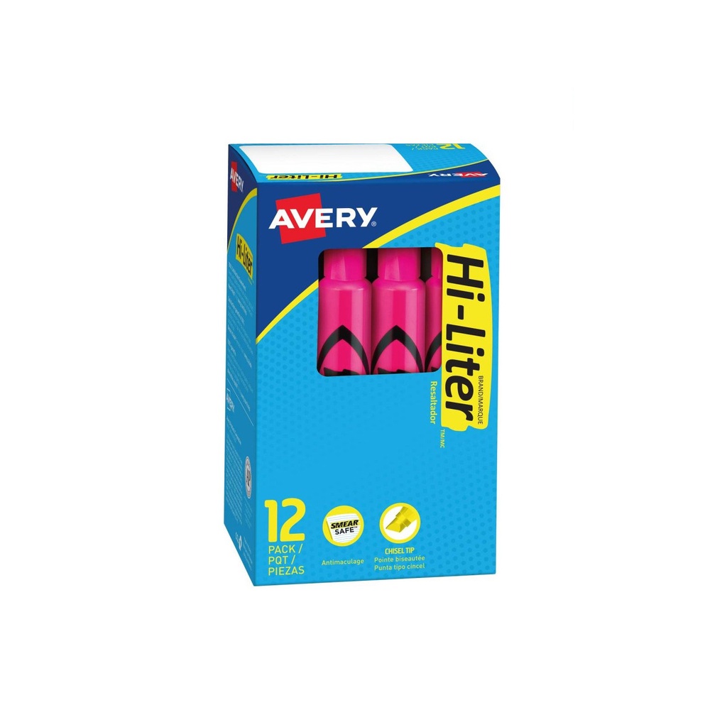 MARCADOR RESALTADOR HI-LITER ROSA