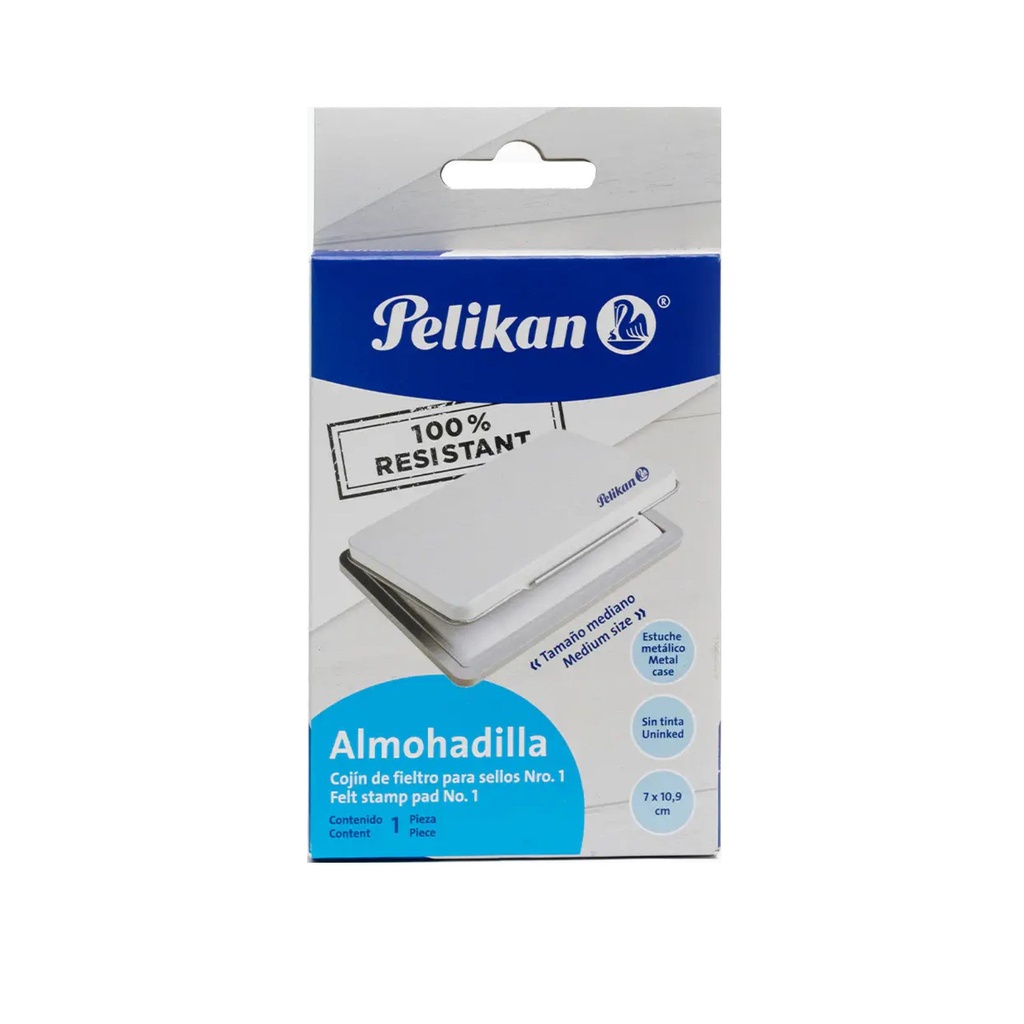 [7501015210819] COJIN PELIKAN NO.1 P/SELLOS METALICO