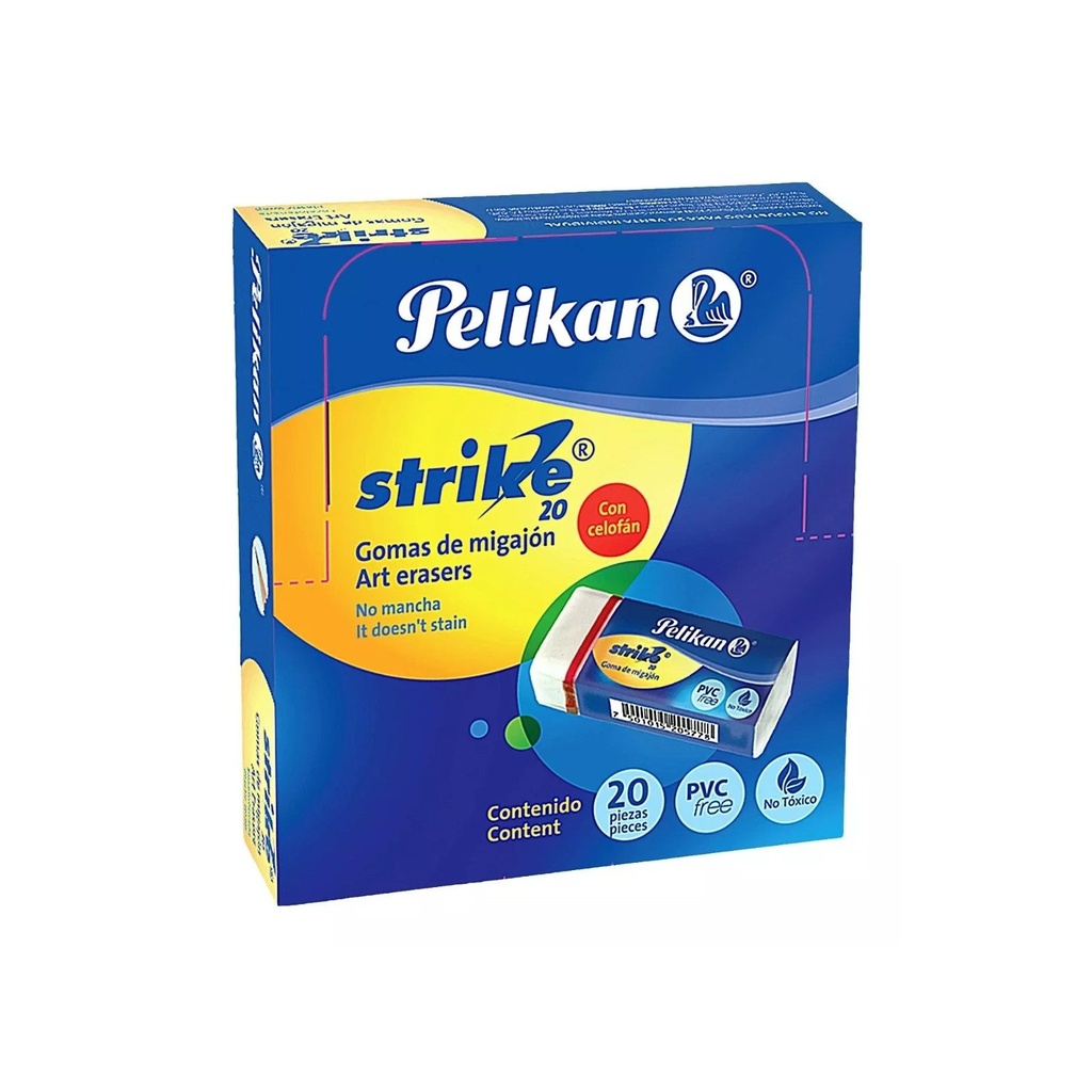 BORRADOR PELIKAN MIGAJON STRIKE20 PAQ C/40+10LAPIZ