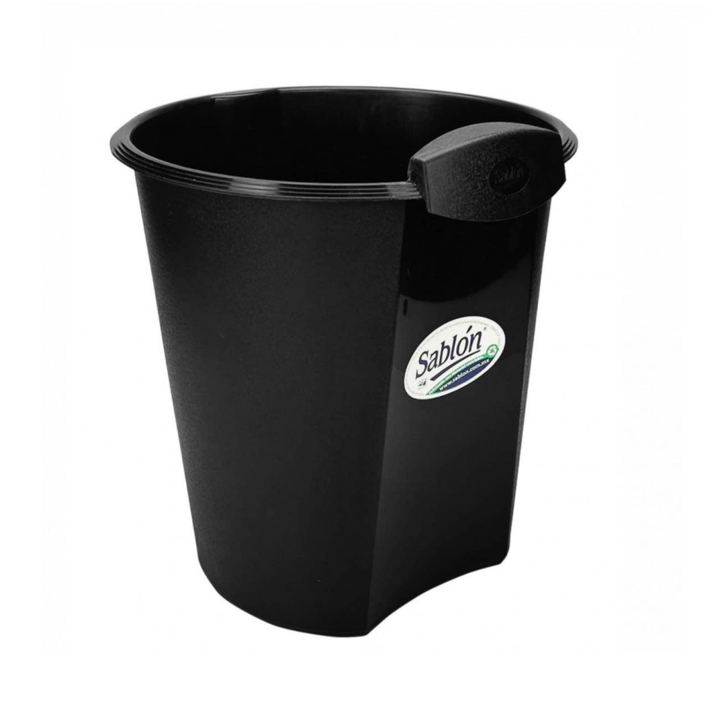 [AZO306.8005NE] SABLON CESTO P/BASURA NEGRO