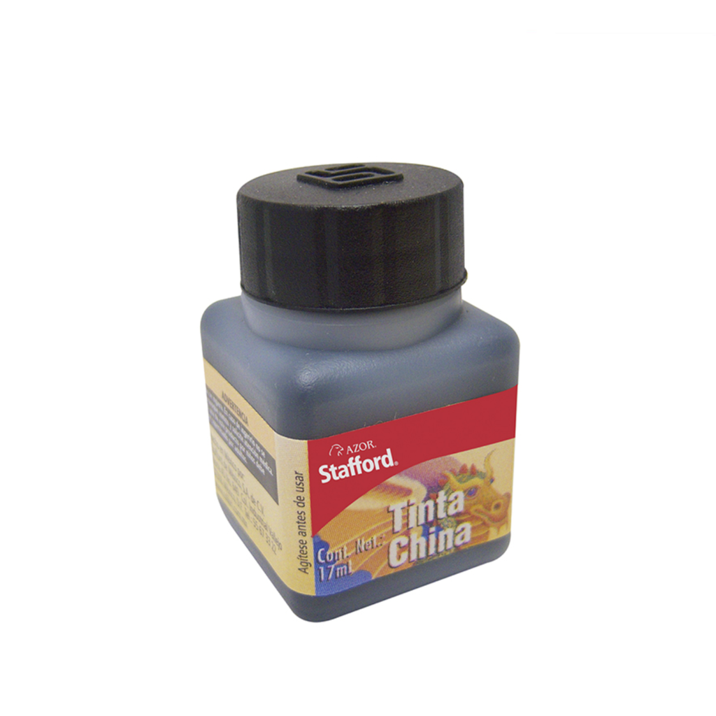 TINTA CHINA AZOR 17ML NEGRA