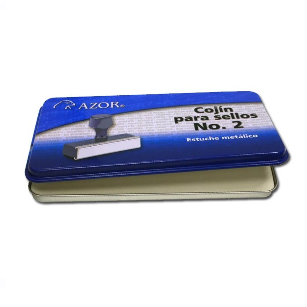 [AZO309.COI0012] COJIN METALICO AZOR NO.2 SIN TINTA