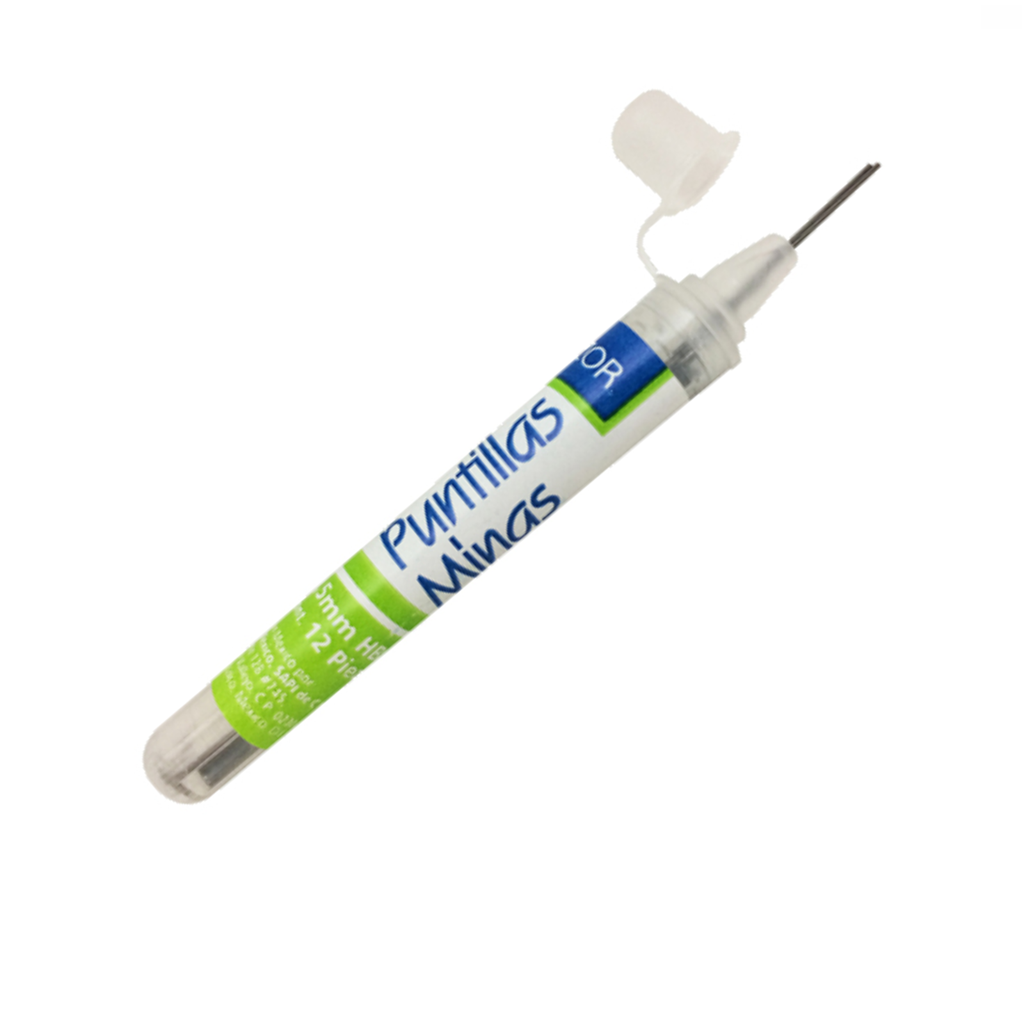 [AZO6407] PUNTILLAS AZOR HB 0,7MM C/12 MINAS