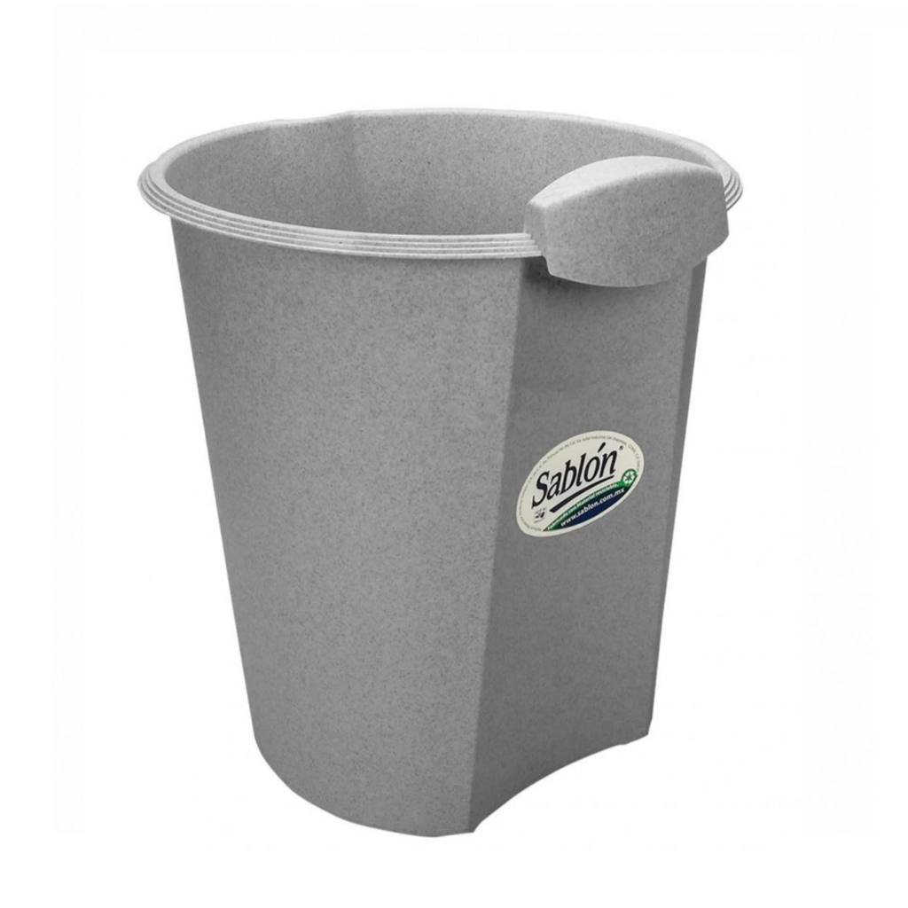 [AZO8004] SABLON CESTO PARA BASURA GRIS