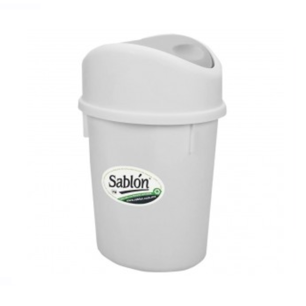 [AZO8214GR] CESTO MINI SABLON BALENCIN GRIS 3LT