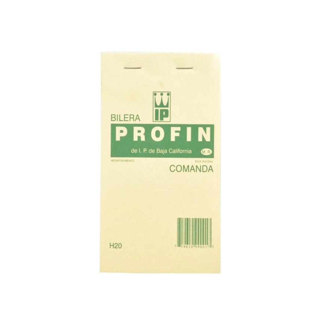BILERA H-20 C/PAPEL CARBON 1/4 C/100 IP