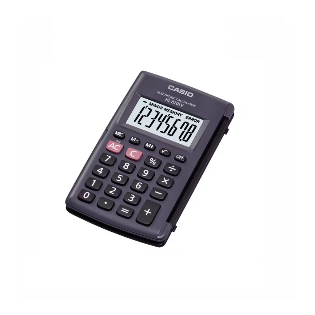 [HL-820LV-BK-W] CALCULADORA CASIO BASIC HANDY HL-820LV-BK