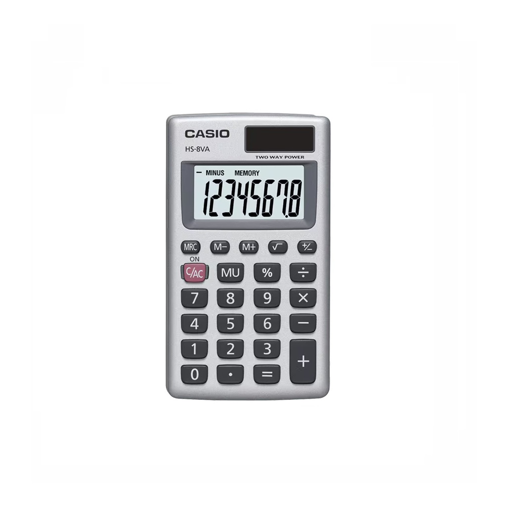 [HS-8VA-S-MH] CALCULADORA CASIO ESCRITORIO SOLAR HS-8VA