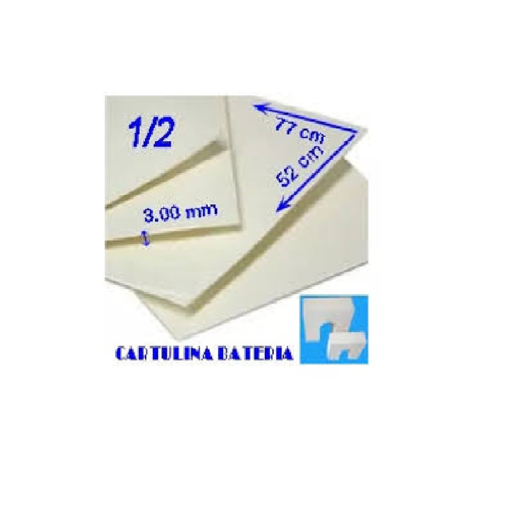 BATERIA GRUESA MITADES 77X52