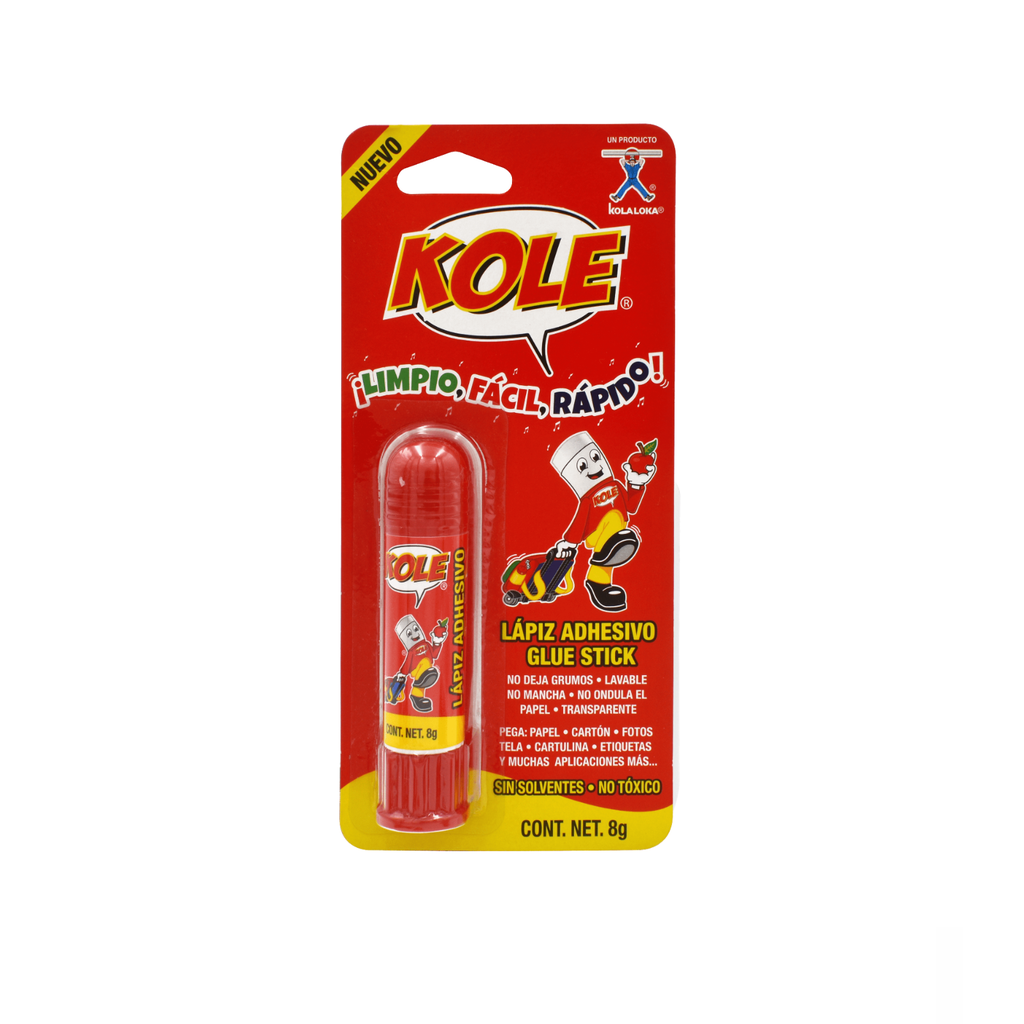 [KOL1608] PEGAMENTO LAPIZ ADHESIVO KOLE 8G