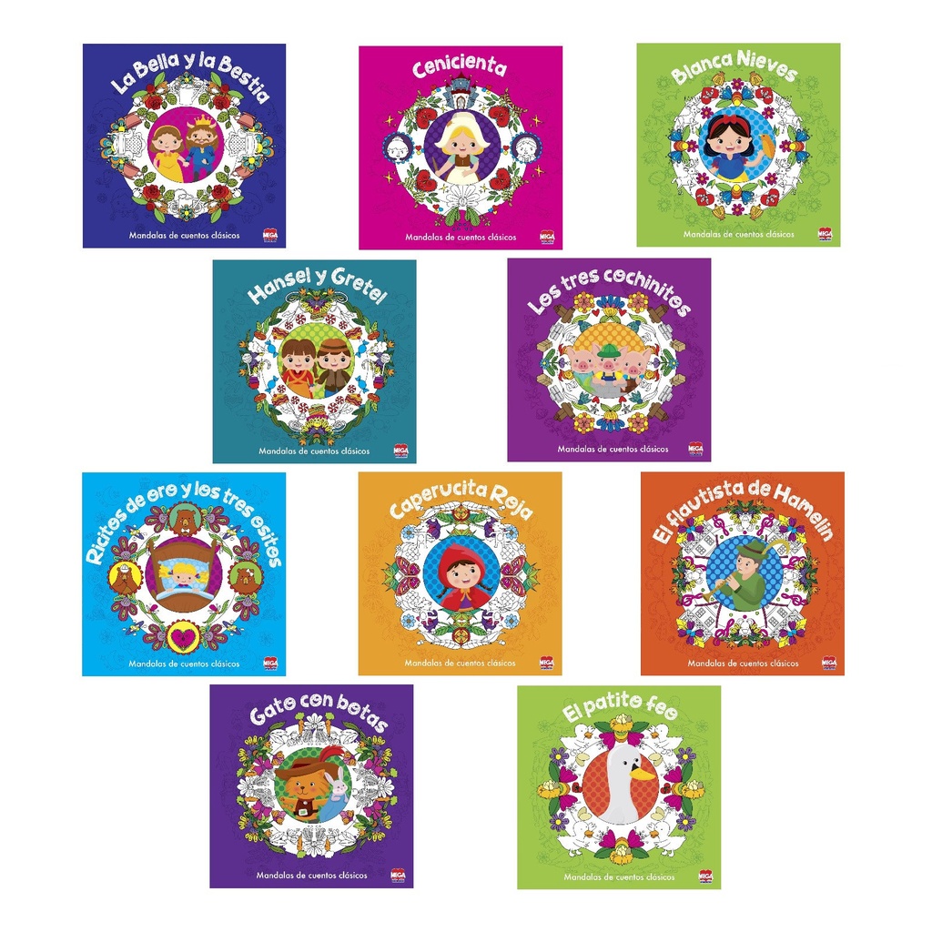 MANDALAS DE CUENTOS CLASICOS COLECCION