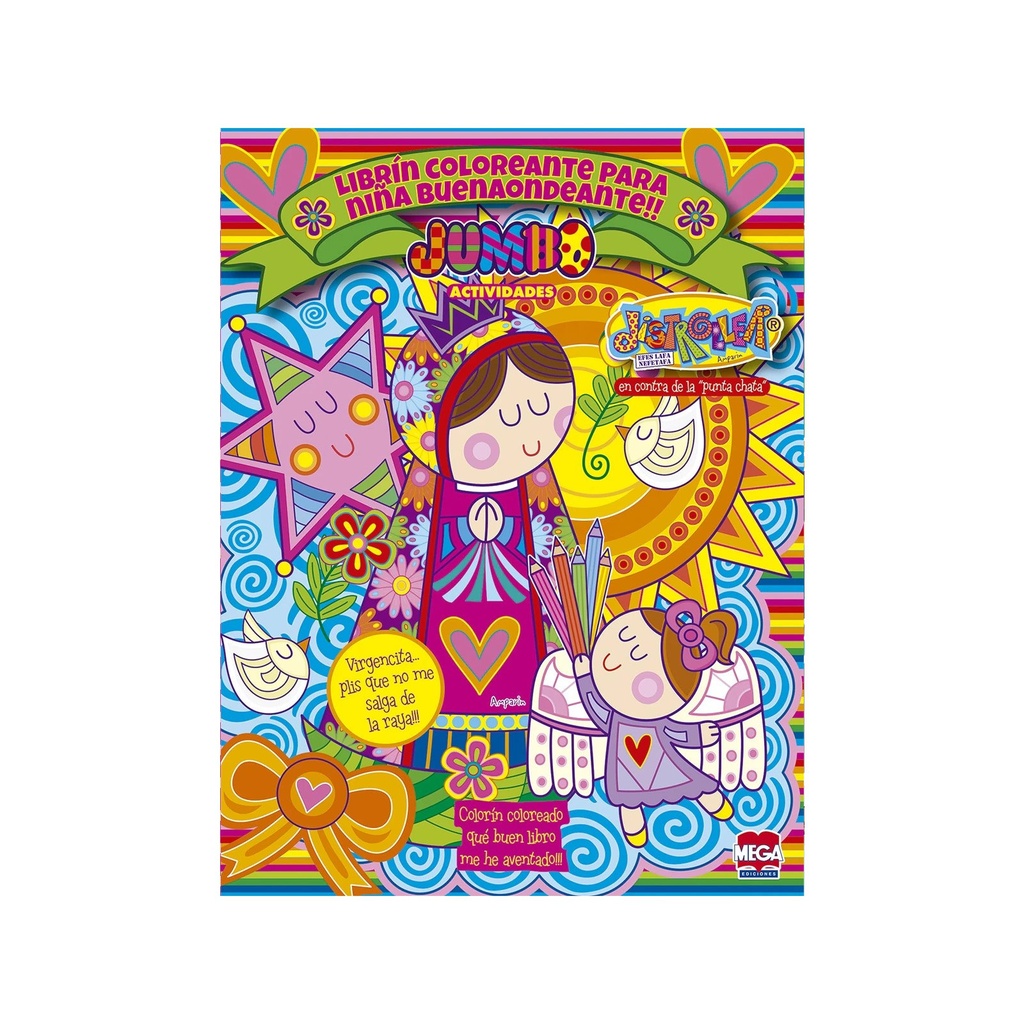 LIBRO P/ILUMINAR JUMBO DISTROLLER 1 MEGA LAROUSSE