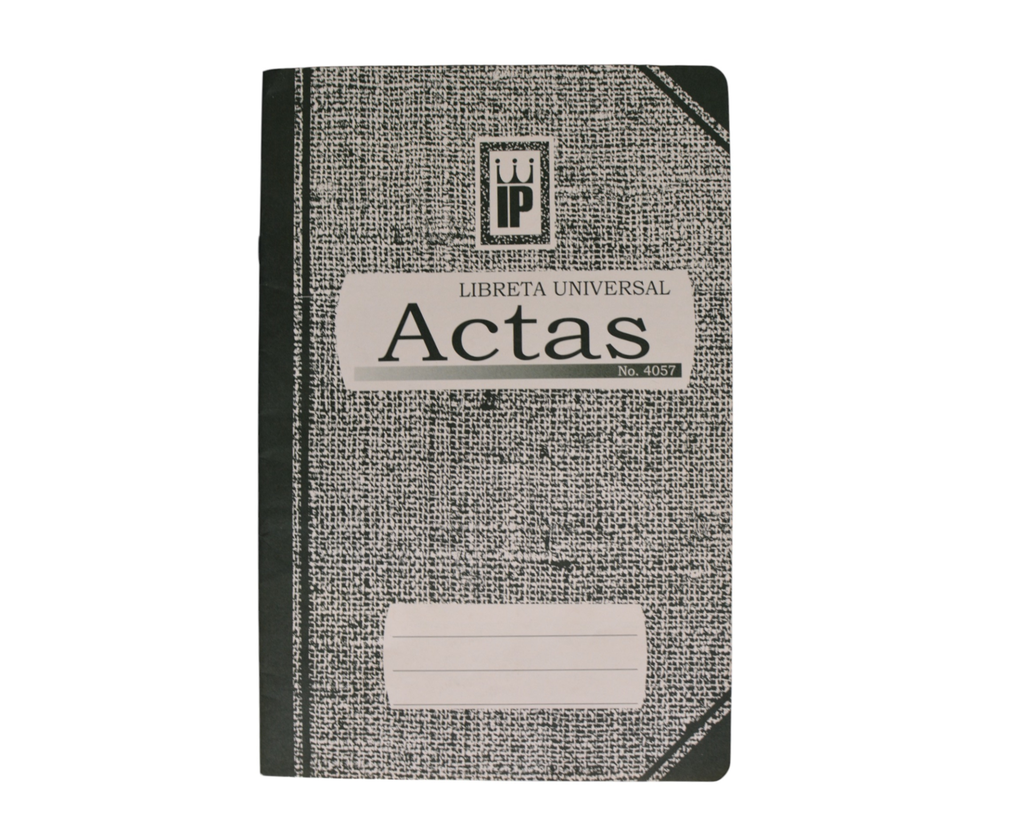 [MAP4059-A] LIBRO ACTAS IP