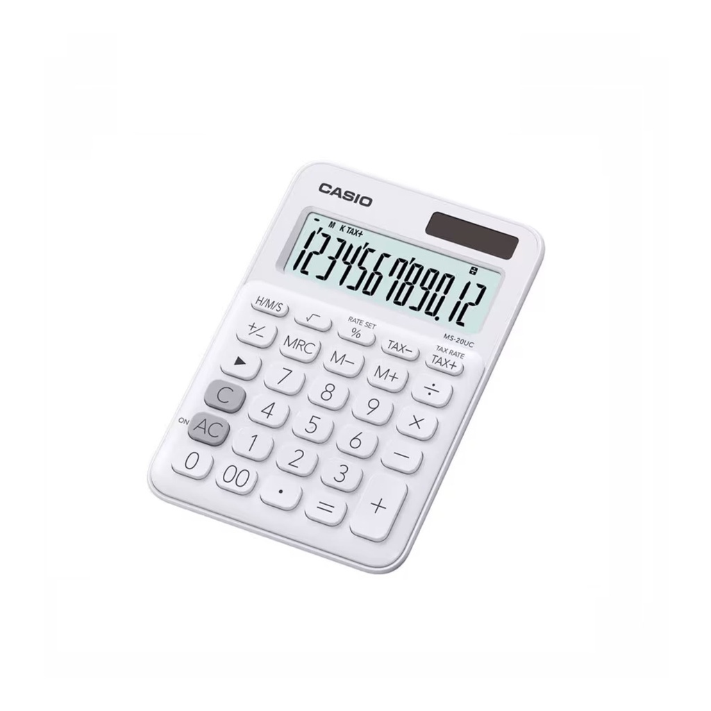 CALCULADORA CASIO BASIC JUST MS-20UC-WE