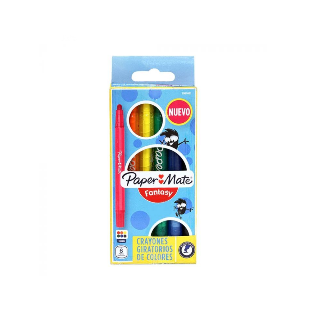 [NEW1981651] CRAYONES PAPER MATE GIRABLES C/6 PZAS