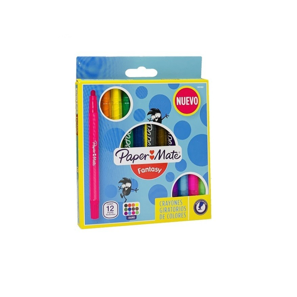 CRAYONES PAPER MATE GIRABLES C/12 PZAS