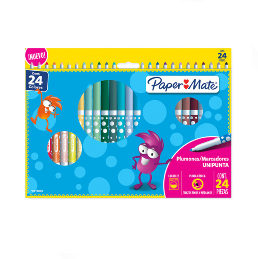 [NEW1981645] MARCADOR PAPER MATE THIN MARKER C/24 PZAS