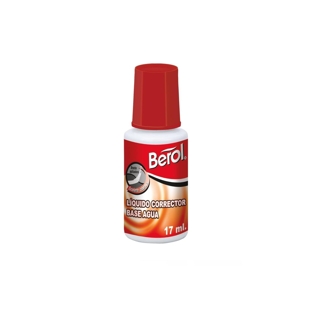 CORRECTOR LIQUIDO BLANCO BEROL BOTELLA 17ML