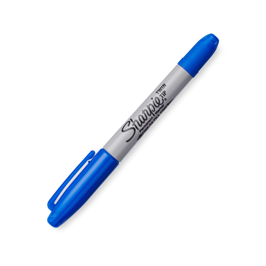 [NEW1805637] MARCADOR SHARPIE TWIN TIP FINO/U.FINO AZUL