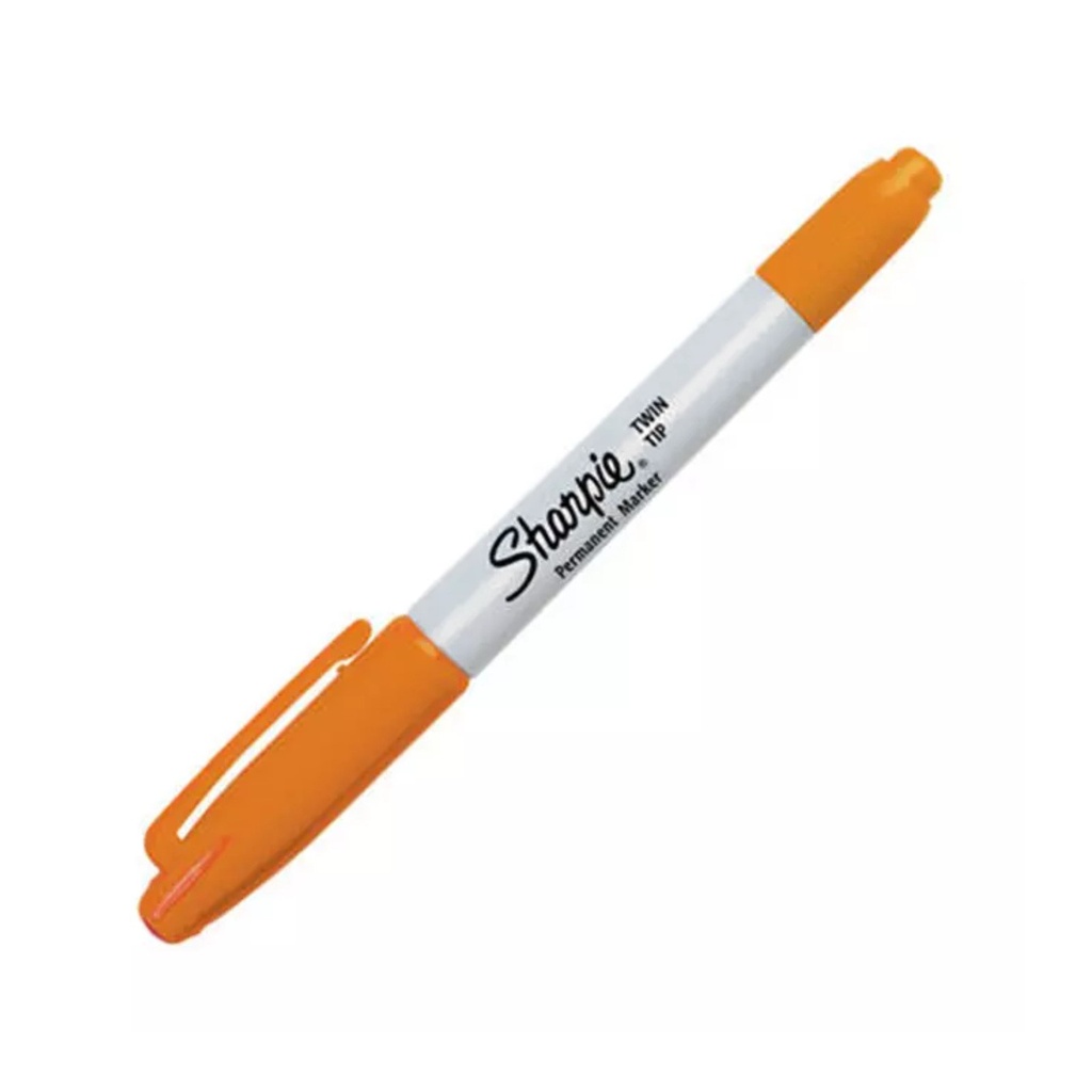 MARCADOR SHARPIE TWIN TIP NARANJA