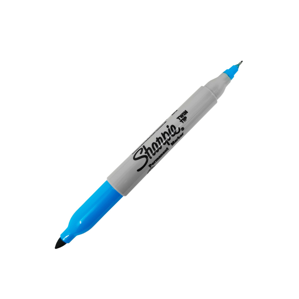 MARCADOR SHARPIE TWIN TIP TURQUEZA