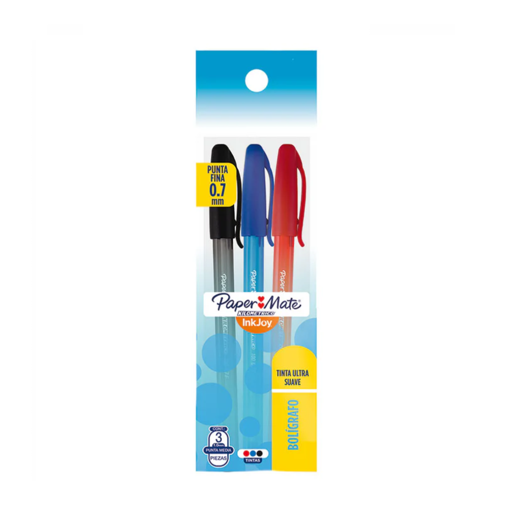 BOLIGRAFO PAPER MATE FINO SURTIDO C/3 PZS