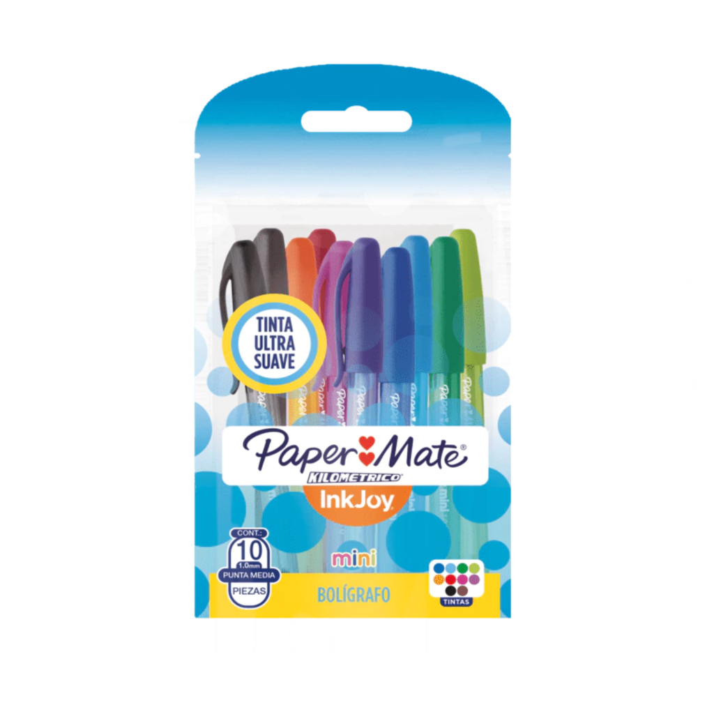 BOLIGRAFO PAPER MATE MINI C/10PZ SURTIDO