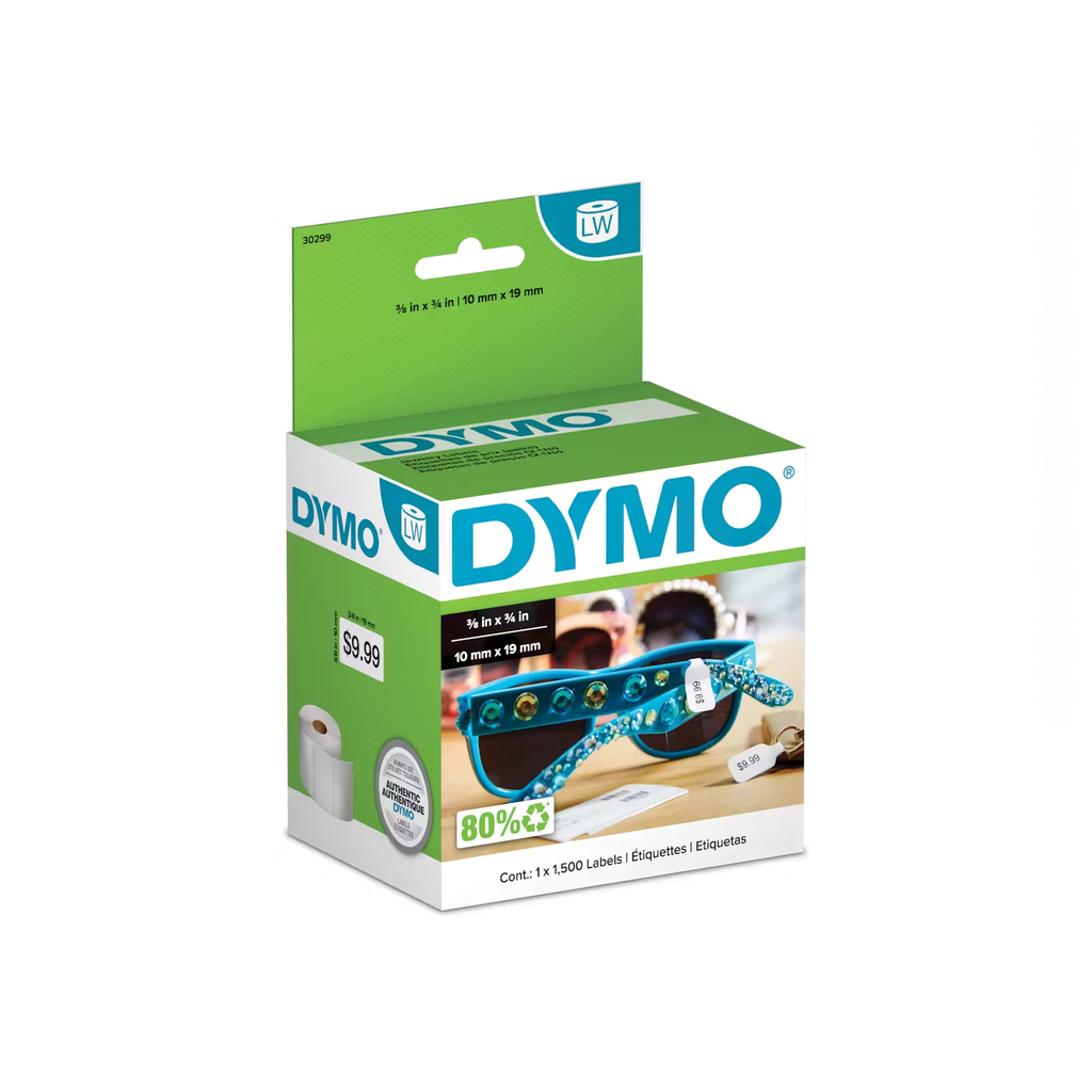 ETIQUETA DYMO ROLLO TERMICO DE JOYERIA 10x19MM