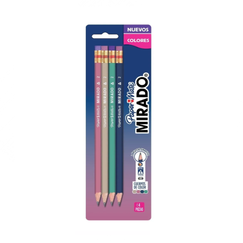LAPIZ  MIRADO COLORS ENCANTADO TRI 4CT