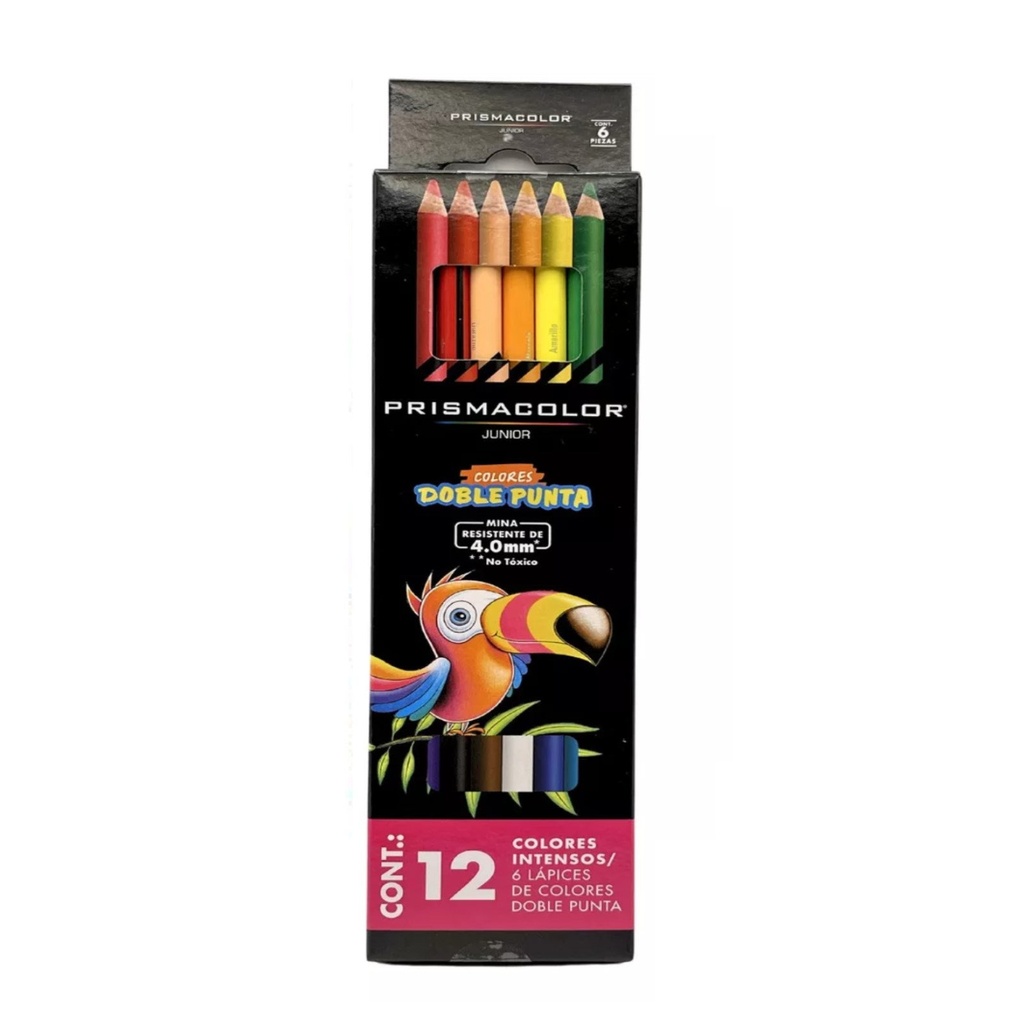 PRISMACOLOR JUNIOR COLOR DOBLE PUNTA C/6PZA