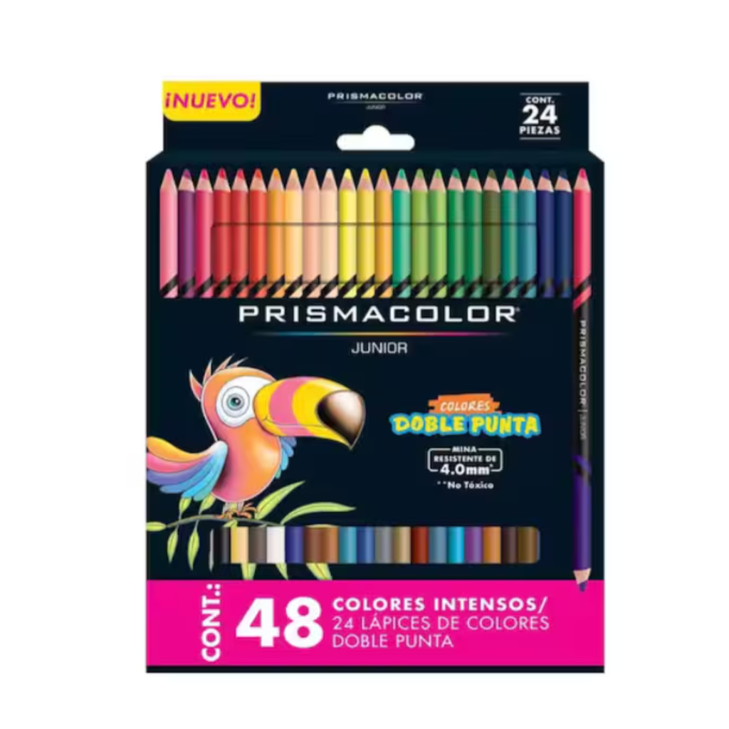 PRISMACOLOR JUNIOR COLOR DOBLE PUNTA C/24PZA