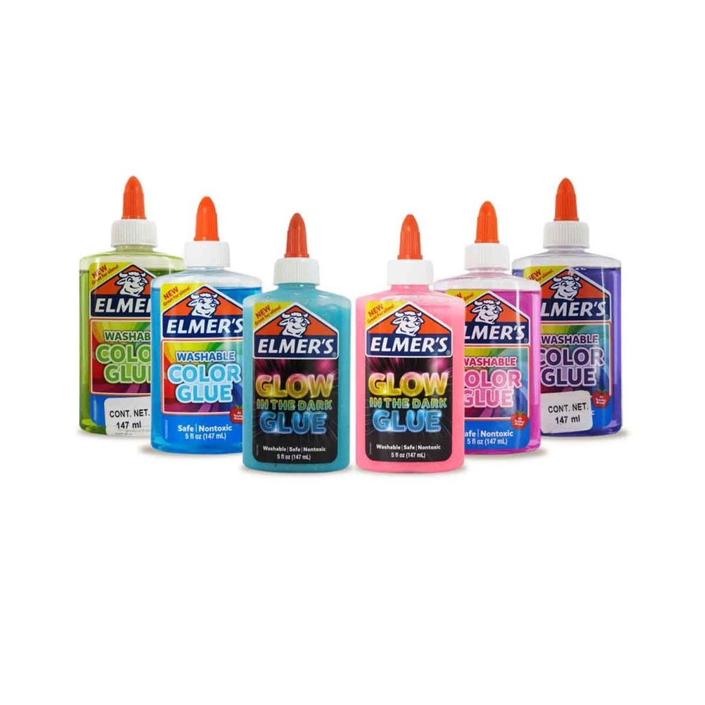 [NEW2022928] PEGAMENTO ELM GLOW IN DARK GLU V. COLORES 5OZ