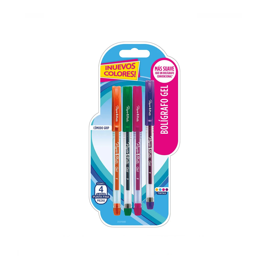 BOLIGRAFO PAPER MATE GEL ECONOMY C/4
