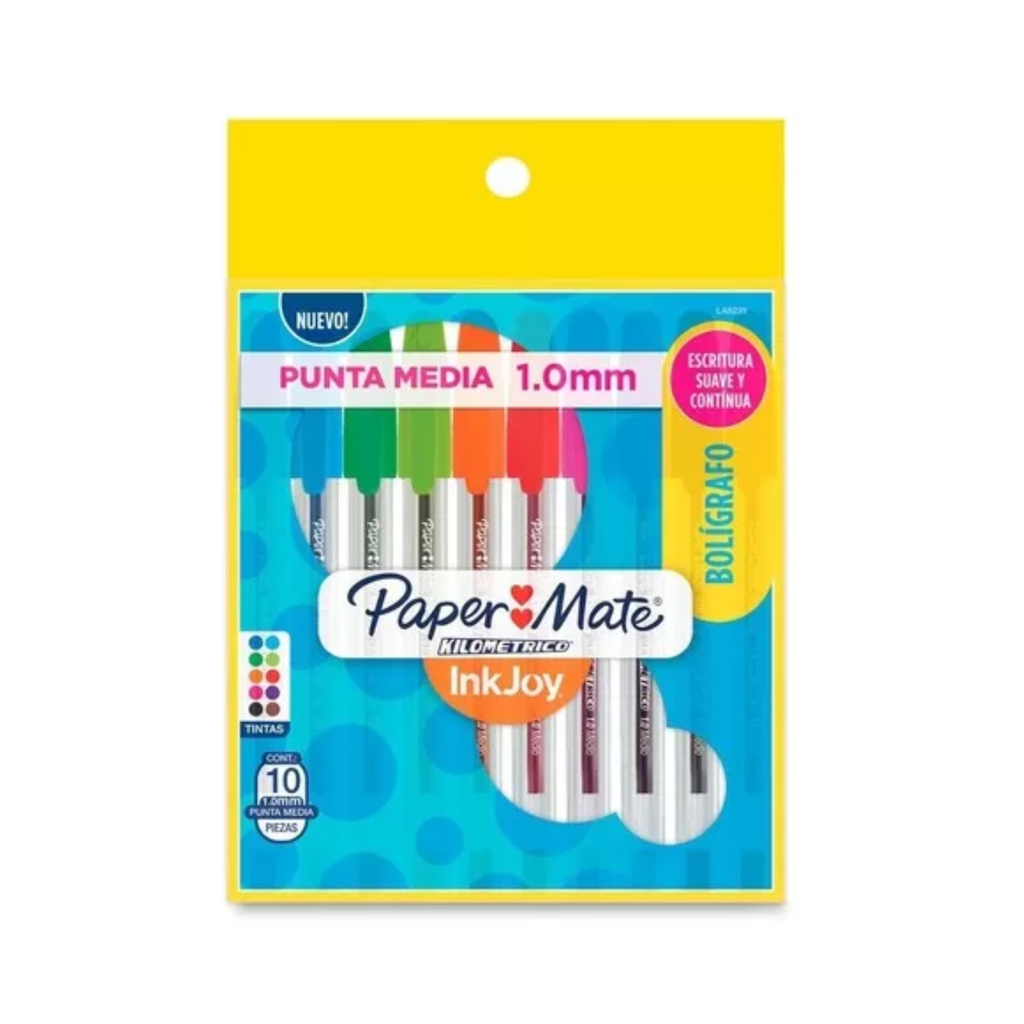 [NEWLA8235] BOLIGRAFO PAPER MATE KILOMETRICO EN BOLSAC/10PZ