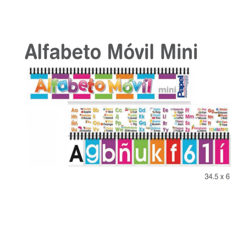 ALFABETO MOVIL PADI MINI