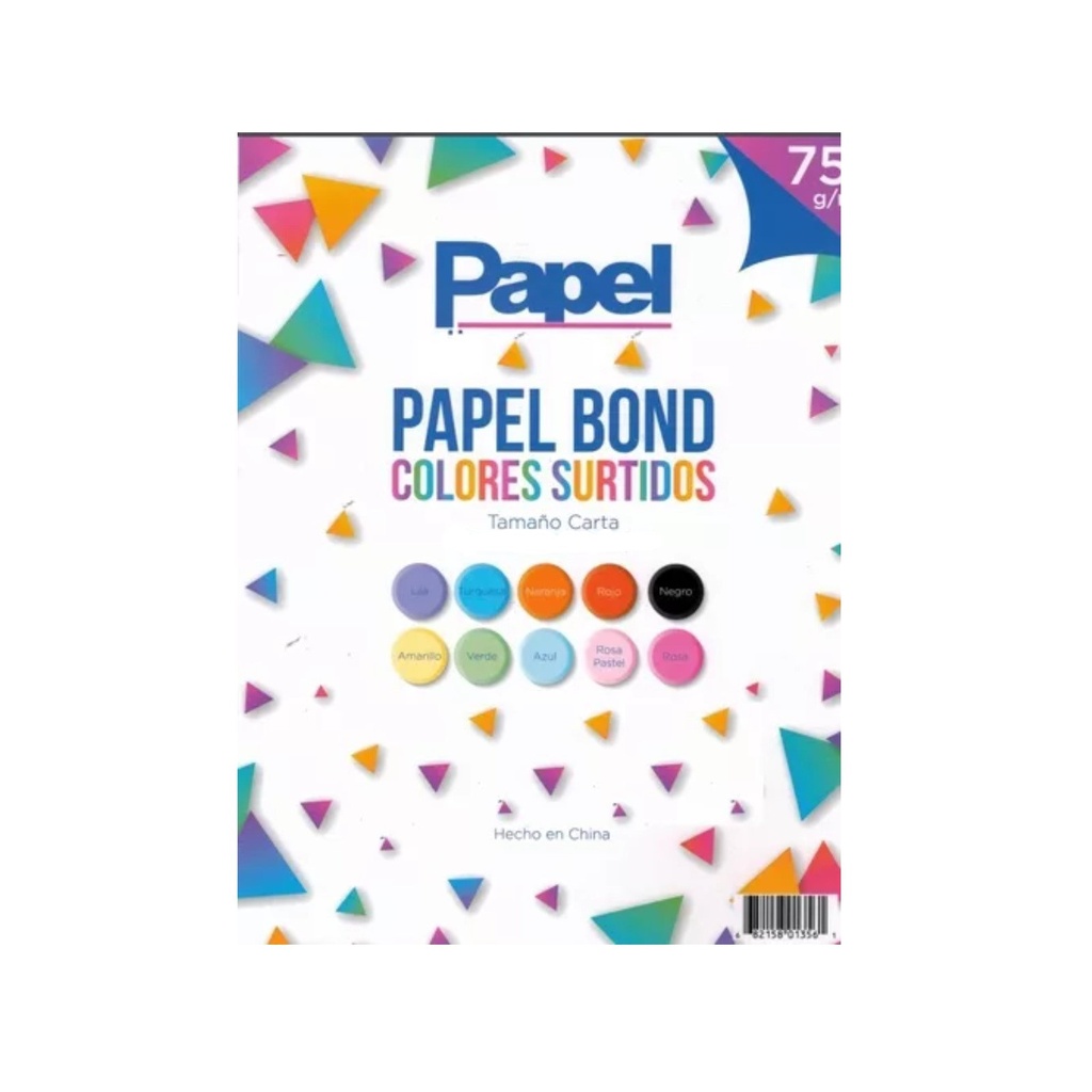 [PAD004323] PAPEL BOND PADI SURTIDO C/1000H