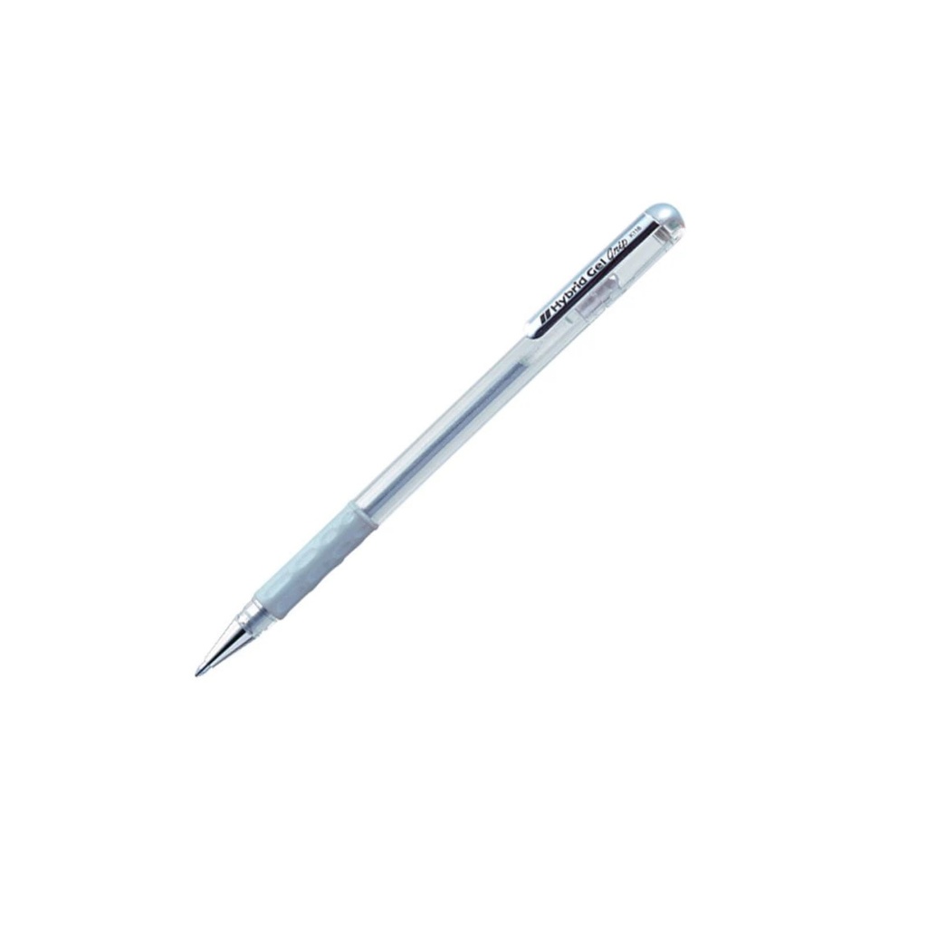 [PENK118-Z] BOLIGRAFO PENTEL GEL GRIPS PLATA