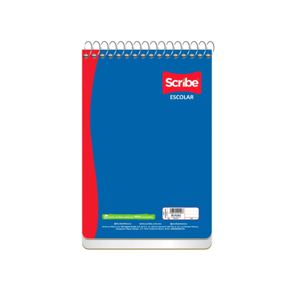 [SCR4570] LIBRETA TAQUIGRAFIA ESCOLAR CORTA 80H
