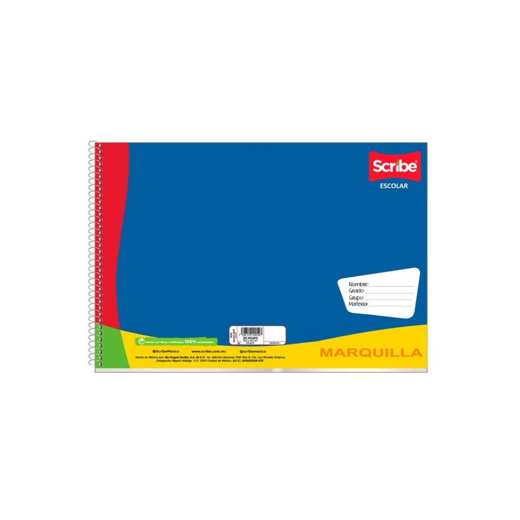 BLOCK SCRIBE DIBUJO 4650  20H