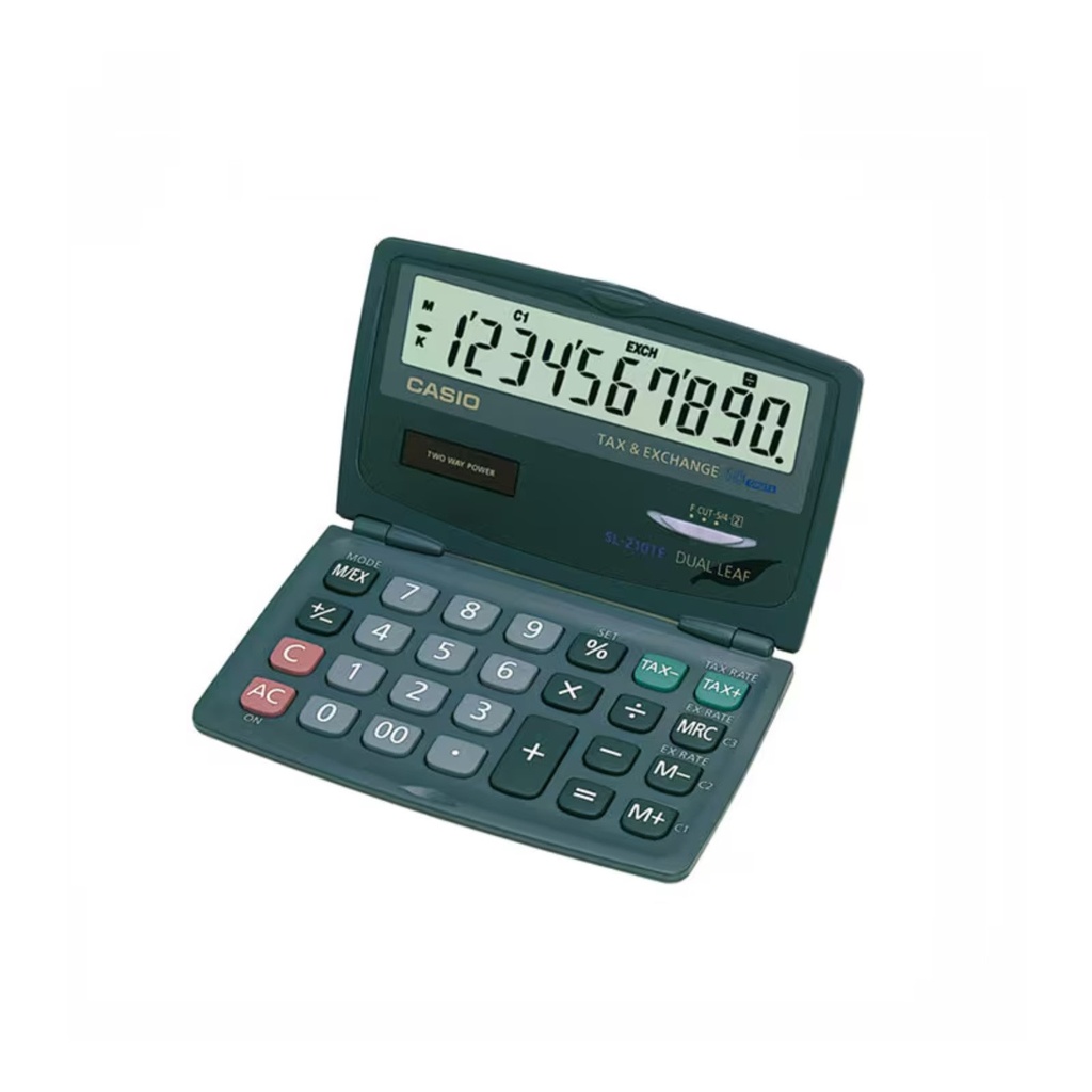 [SL-210TE-S-MC] CALCULADORA CASIO BASICA SL-210TE