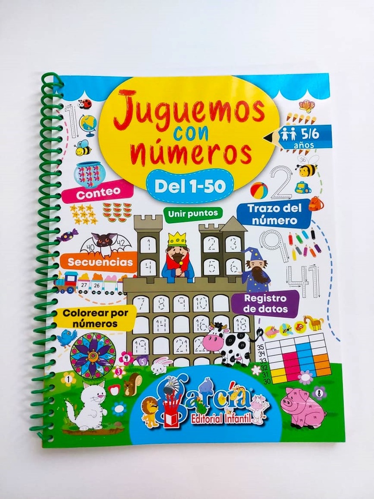 [GAR1329] LIBRO GARCIA JUGUEMOS CON LOS NUMEROS 1-50