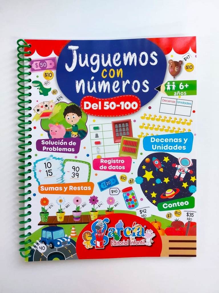 LIBRO GARCIA JUGUEMOS CON NUMEROS 50-100
