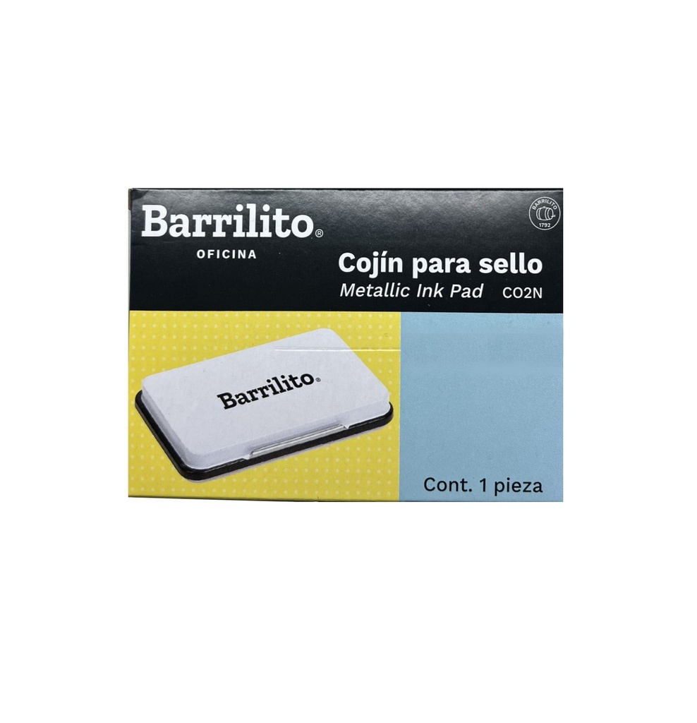 [GOBCO2N] Cojín grande para sello (negro)
