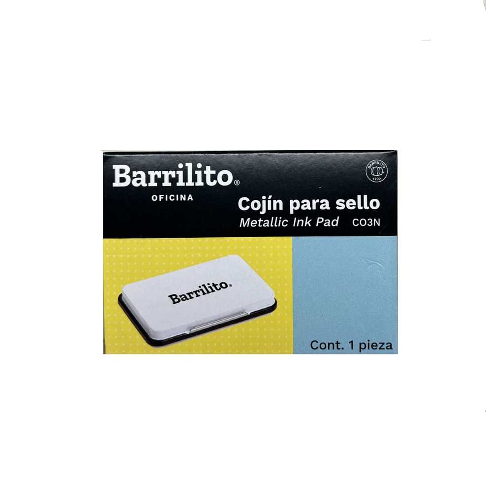 [GOBCO3N] Cojín para sello (negro)