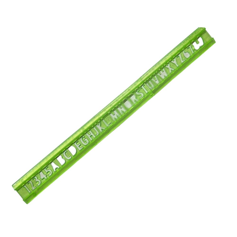 [R4330] REGLA BACO C/LETRAS C/NUMEROS R-4330