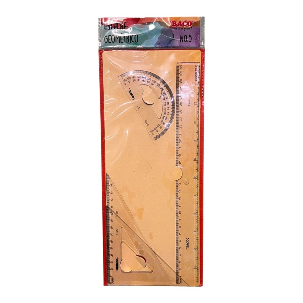 [7501174951752] GEOMETRIA BACO EN BOLSA NO.5 S/COMPAS