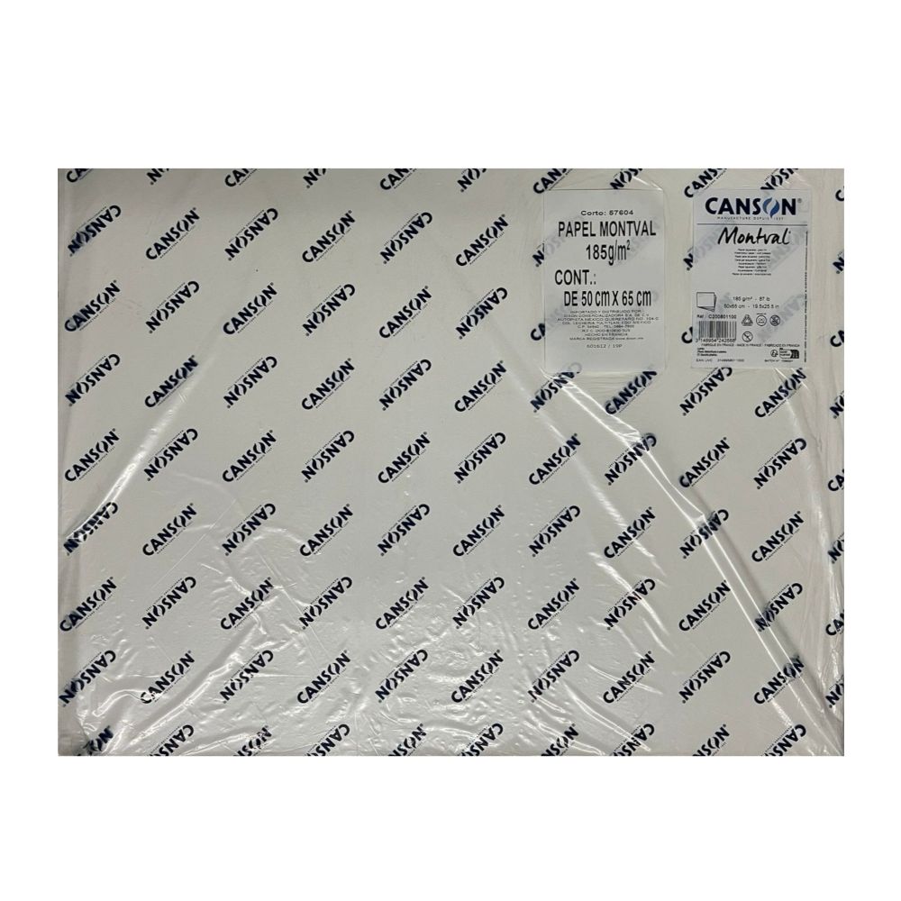 [DIX57604] PAPEL MONTVAL 185G 50CMX65CM