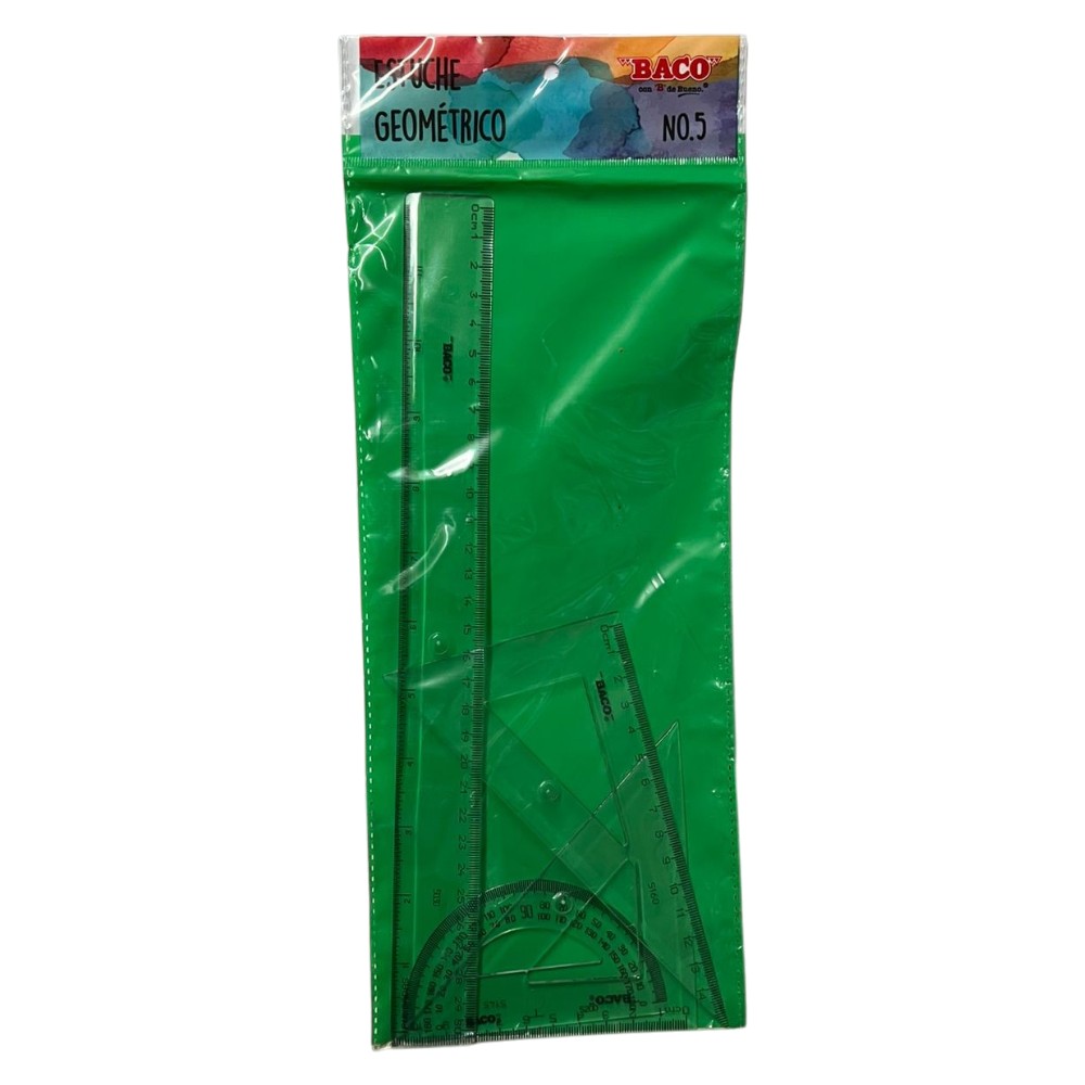 [BAC036581] GEOMETRIA BACO EN BOLSA NO.5 C/COMPAS 106