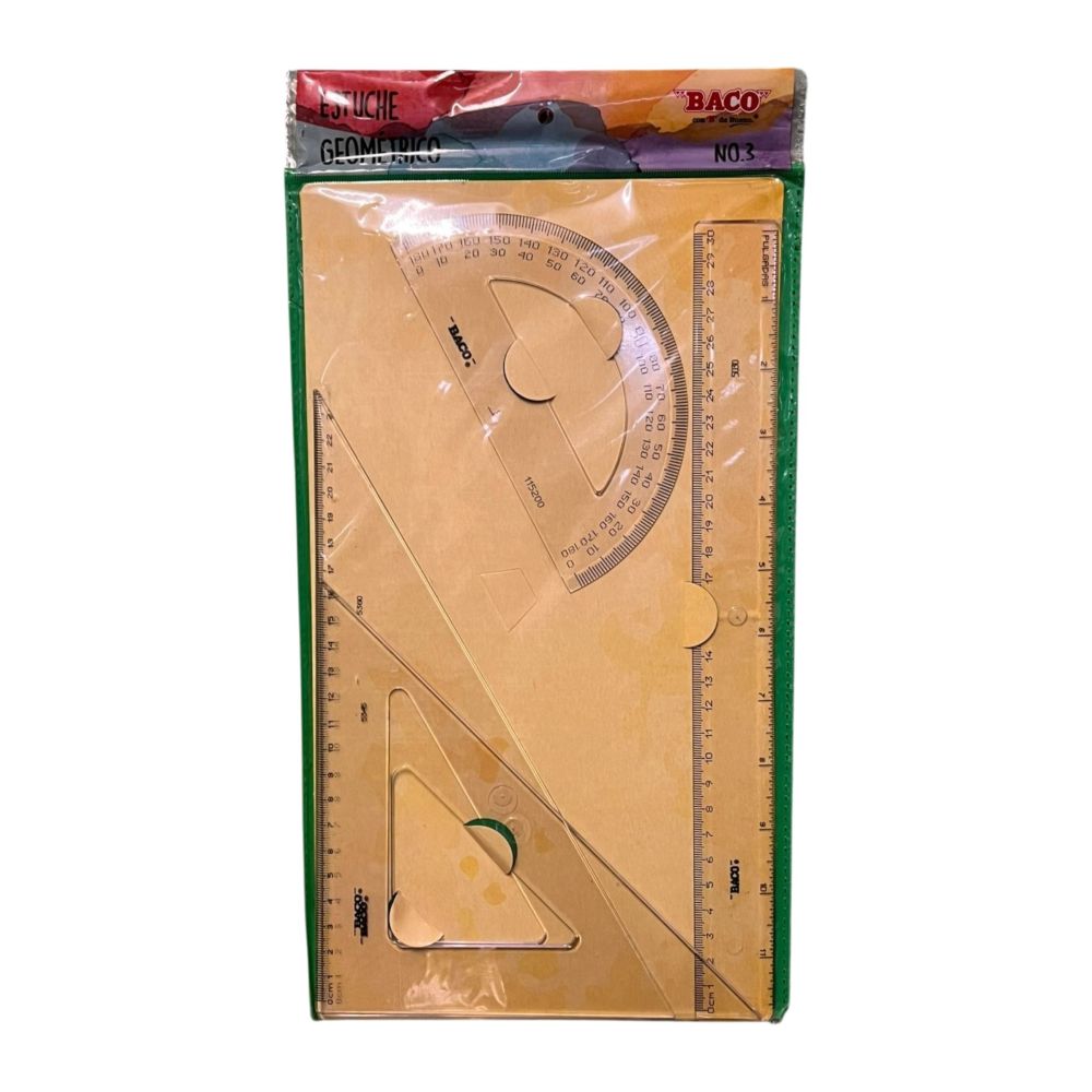 [BAC51622] GEOMETRIA BACO EN BOLSA NO.3 S/COMPAS
